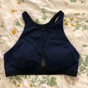 Lululemon Sports Bra Racerback Navy/Black 8